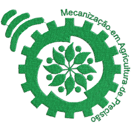 Matriz de Bordado Simbolo de mecanização de agricultura